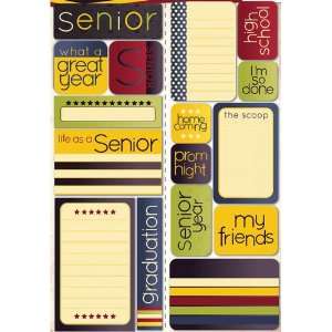     Die Cut Cardstock Stickers   Senior Quote: Arts, Crafts & Sewing