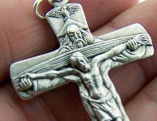 Rare God The Holy Father Cross Direct From Rome Trinity  