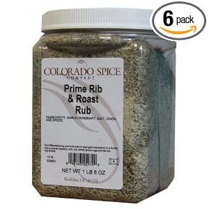 Colorado Spice Prime Rib and Roast Rub, 24 Ounce (Pack of 6)  