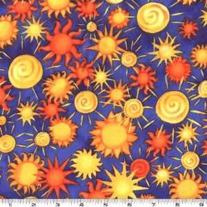  45 Wide Flannel Sunshine Blue Fabric By The Yard: Arts 