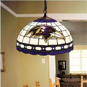 Baltimore Ravens NFL Stained Glass Hanging Ceiling Lamp 