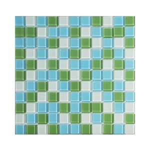  Tesoro Listello 1 X 1 Crystal Blend Fandango Mosaic Tile 