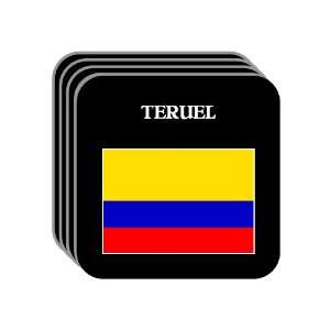  Colombia   TERUEL Set of 4 Mini Mousepad Coasters 