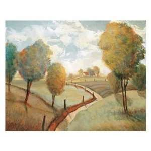  Terraced Landscape   Poster by Richard Brandes (30x24 