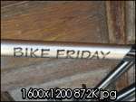 Bike Friday Air Glide Folding Bike Bicycle Rohloff Custom + Travel 