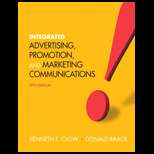 Integrated Advertising, Promotion and Marketing Communications (ISBN10 
