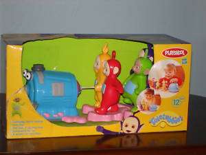 TELETUBBIES Pull backn go Noo noo figures TOMY  