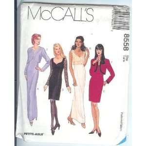  McCalls Sewing Pattern 8558 Misses Lined Bolero and 