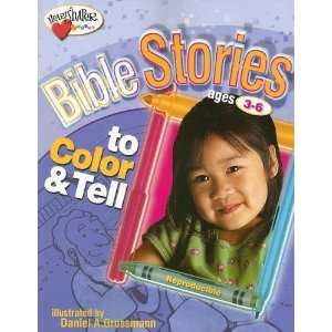  Act Bk Bible Stories To Color and Tell/Ages 3 K 