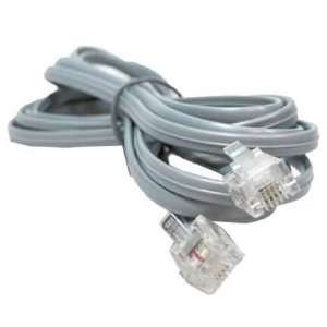  25ft RJ11 Modular telephone Cable Straight