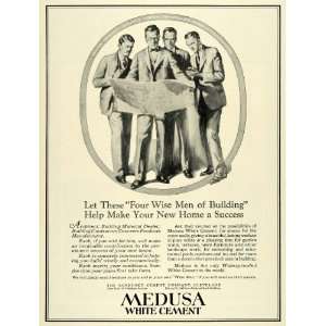  1925 Ad Architect Plan Contractor Building Material Medusa 