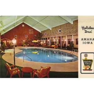  Holiday Inn Amana Iowa Post Card 70s 