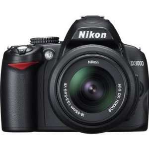  Nikon D3000 SLR Digital Camera with 18 55mm VR Lens 