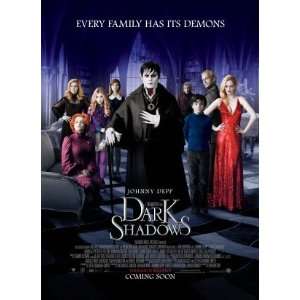 Dark Shadows Original Movie Poster Johnny Depp Michelle Pfeiffer Eva 