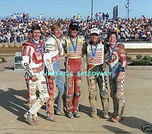 Mid 1980S   IMS Speedway Motorcycle Photo   Team USA  