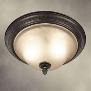  Woodbridge Lighting 31028 BOR 2 Light Harrington Flush 