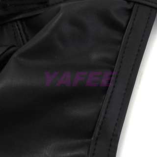 Mens leather skin underwear enhance bulge pouch good  