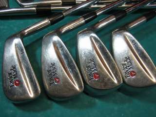SET IRONS TAYLOR MADE TOUR PREFERRED T D GOLF CLUBS  