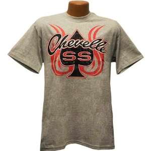  Chevrolet Chevelle Ss Heather Grey Tee Shirt Large: Sports 