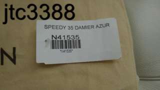   Vuitton Damier Azur Speedy 35 Handheld Bag $815+TAX 