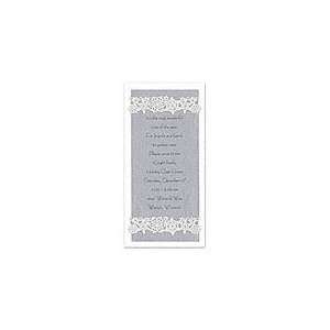   White & Silver Snowflakes Holiday Invitations: Health & Personal Care