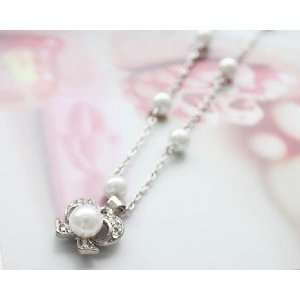  Mini Rose Pearl Bow Tie Necklace: Everything Else