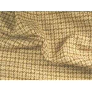  Wool Windowpane Brown Fabric Arts, Crafts & Sewing