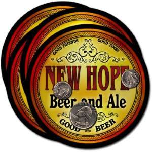  New Hope, PA Beer & Ale Coasters   4pk 