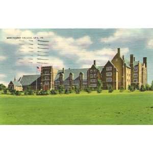   Vintage Postcard Mercyhurst College Erie Pennsylvania 