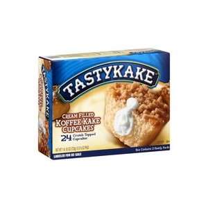 Tastykake Cream Filled Koffee Kake Cupcakes, 24 Crumb Topped Cupcakes