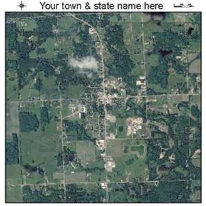   Aerial Photography Map of Rose City, Michigan 2010 MI 