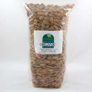 Braga Organic Farms Organic Roasted and Salted Almonds 5 lb bag 