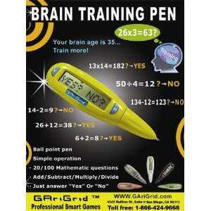  Brain Training Pen  Blue Color: Electronics