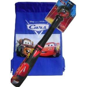  Super Fun Cars Foam Bat & Ball + Drawstring Bag Combo Toys & Games