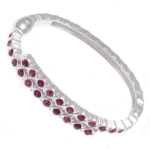  Macy Silver Pink Bangle Jewelry