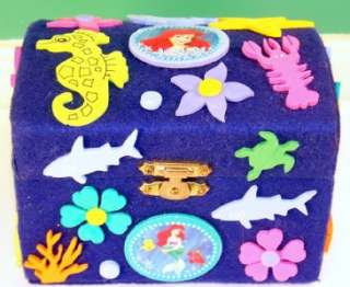 Handmade OOAK Disneys The Little Mermaid Decorative Treasure Chest