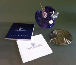 Duck J body shines in blue violet crystal with a moonlight crystal 