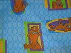 Scooby Doo Blue Twin Flat Sheet Bedding Crafts Fabric