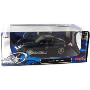  Maisto Porsche 911 Targa 1/18 Scale Dark Blue: Toys 