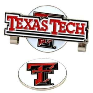  Texas Tech Red Raiders NCAA Hat Clip w/ Golf Ball Marker 