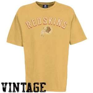   Redskins Gold Full Stride Vintage T shirt