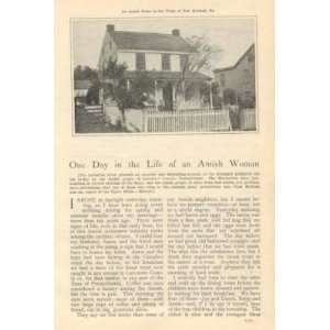  1903 Amish Woman Life New Holland Pennsylvania Everything 