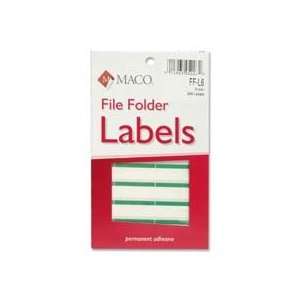  Maco Tag & Label : File Folder Labels, 9/16x3 7/16 