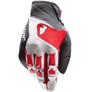  Thor Motocross Youth Static Gloves   2008   Large/Charcoal 