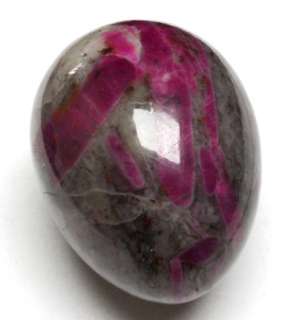 RUBY IN TOURMALINE QUARTZ 60 MM CRYSTAL EGG   FROM INDIA  