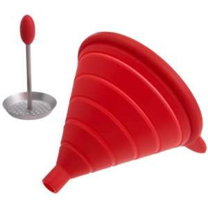  William Bounds Sili Funnel Fold Up, Red