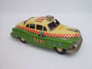 1950s Vintage Japanese Tin Taxi Batt Op   5 functions  