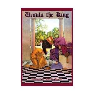  Ursula the King 12x18 Giclee on canvas
