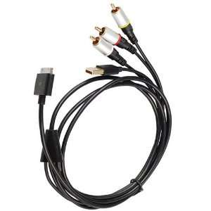  ATC Black Composite RCA AV Cable + USB for Apple iPad 16GB 
