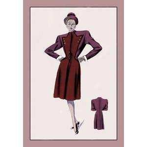  Vintage Art Tailored Fitted Coat   07143 5
